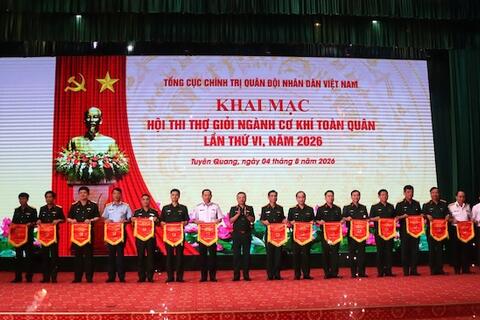 109 thí sinh tranh tài tại Hội thi Thợ giỏi ngành Cơ khí toàn quân lần thứ VI, năm 2026