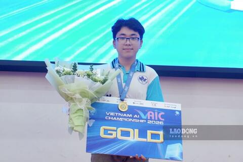 Học sinh dùng ca dao, tục ngữ giành giải đặc biệt cuộc thi về AI