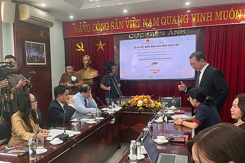 Lễ ký kết hợp tác trước thềm Liên hoan phim quốc tế Hà Nội 2026