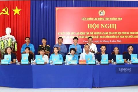10 doanh nghiệp thủy sản ở Khánh Hòa ký thỏa ước, thêm quyền lợi cho người lao động