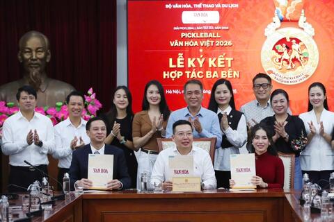 Diễn viên Minh Tiệp, Hồng Diễm sẽ tham dự giải pickleball Văn hóa Việt 2026