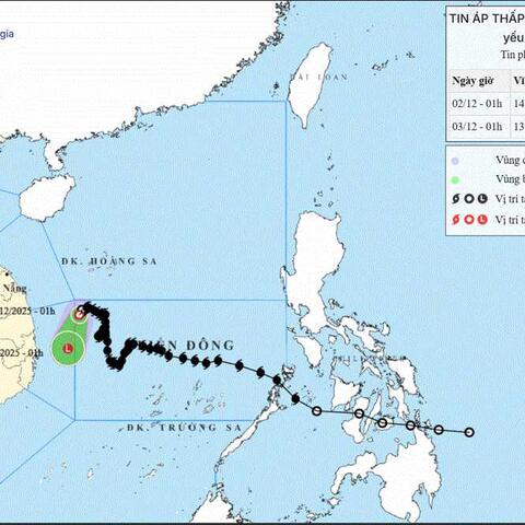 Bão số 15 suy yếu, manh nha cơn bão mới đầu tháng 12