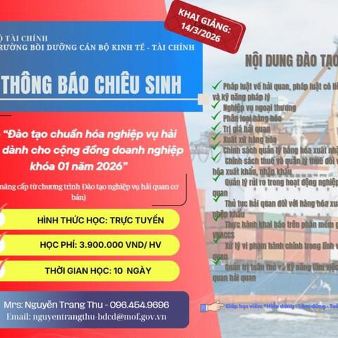 Đào tạo chuẩn hóa nghiệp vụ hải quan cho cộng đồng doanh nghiệp