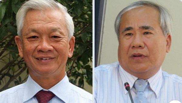 Ông Nguyễn Chiến Thắng và Đào Công Thiên, nguyên Chủ tịch, nguyên Phó Chủ tịch UBND tỉnh Khánh Hòa.