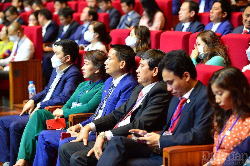 Đại biểu tham dự Đại hội Đại biểu toàn quốc Hội Doanh nhân trẻ Việt Nam khoá VII.