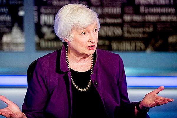 Bộ trưởng Tài chính Mỹ bà Janet Yellen.