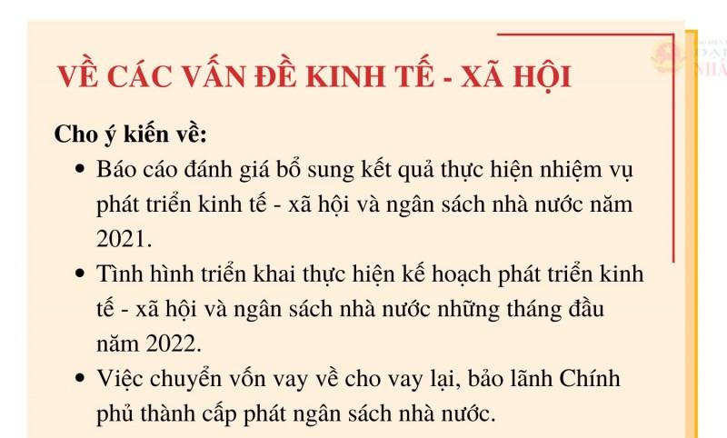 Chương trình phiên họp thứ 11 của Ủy ban Thường vụ Quốc hội - Ảnh 3