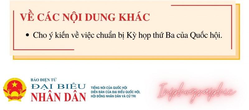 Chương trình phiên họp thứ 11 của Ủy ban Thường vụ Quốc hội - Ảnh 8