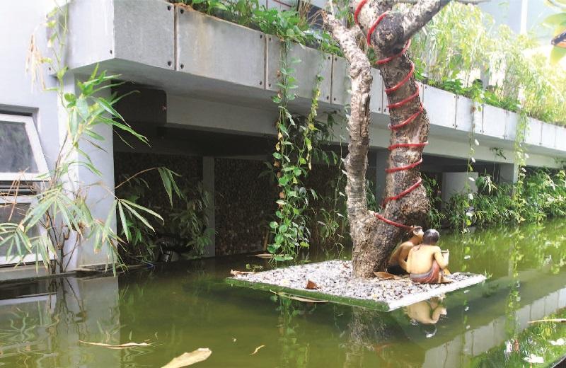 Lối đi thành điểm nhấn có công năng, các trục thông thoáng… làm “chìa khóa” cho việc tổ chức không gian hài hòa công năng và khí hậu.