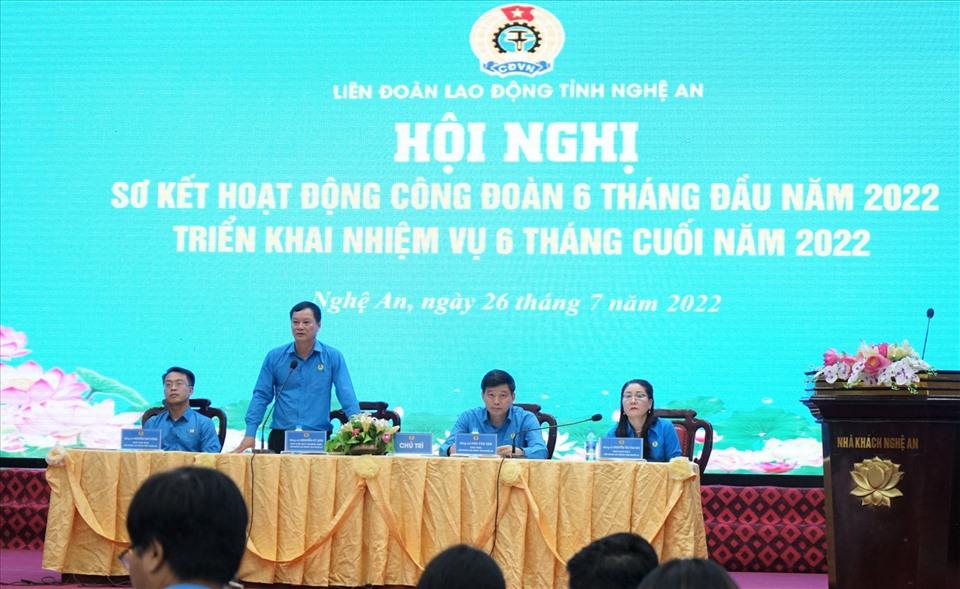 Nghệ An: Sơ kết hoạt động Công đoàn 6 tháng đầu năm