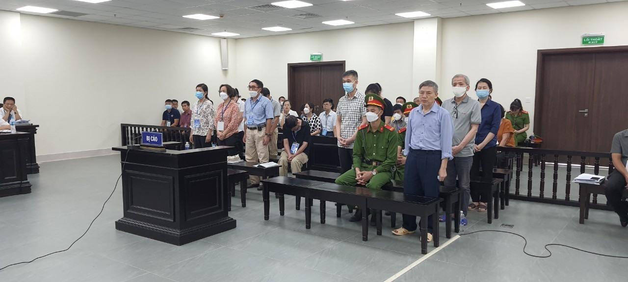 Toàn cảnh phiên xử vụ thất thoát hơn 113 tỉ đồng của Nhà nước. Ảnh: V.D