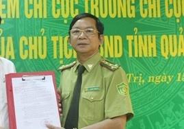 Chi cục trưởng Kiểm lâm Quảng Trị bị kỷ luật cách hết chức vụ trong Đảng