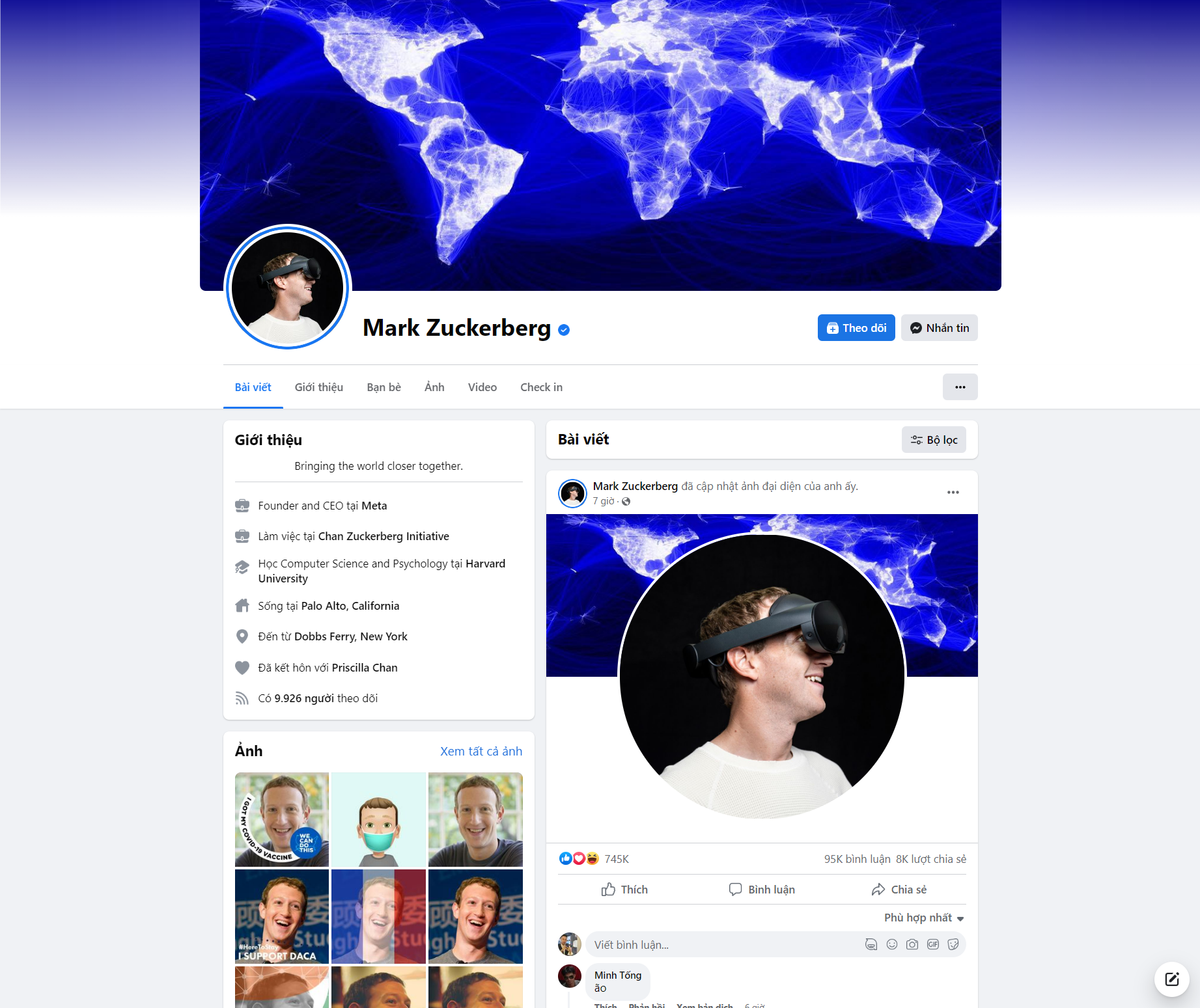 “Ông chủ” FaceBook cũng rơi