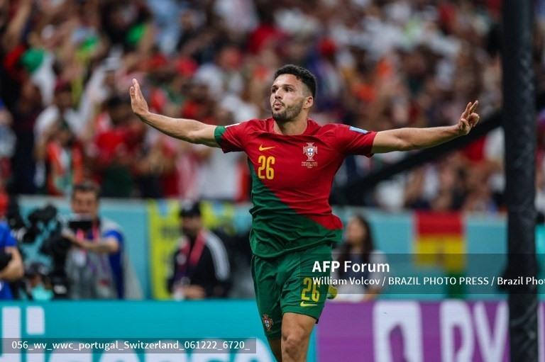 Goncalo Ramos là ngôi sao sáng nhất tại sân vận động Lusail. Ảnh: AFP