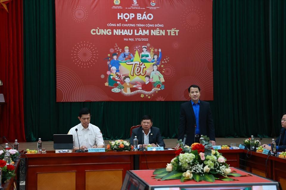 Ông Ngô Văn Cương - Bí thư BCH Trung ương Đoàn, Chủ nhiệm Ủy Ban Kiểm tra Trung ương Đoàn chia sẻ về các hoạt động phối hợp của Trung ương Đoàn. Ảnh: Hải Nguyễn