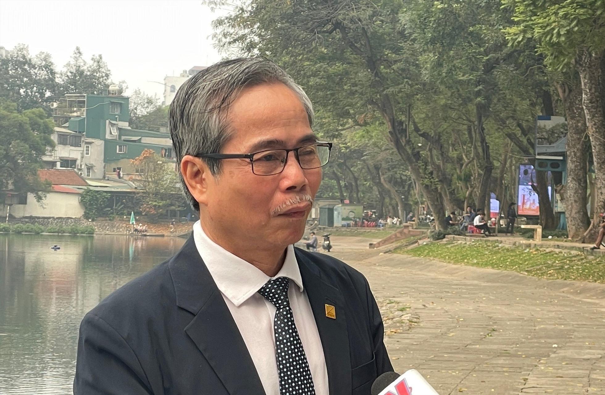 Kiến trúc sư Trần Huy Ánh - Hội KTS TP Hà Nội. Ảnh: Trần Vương