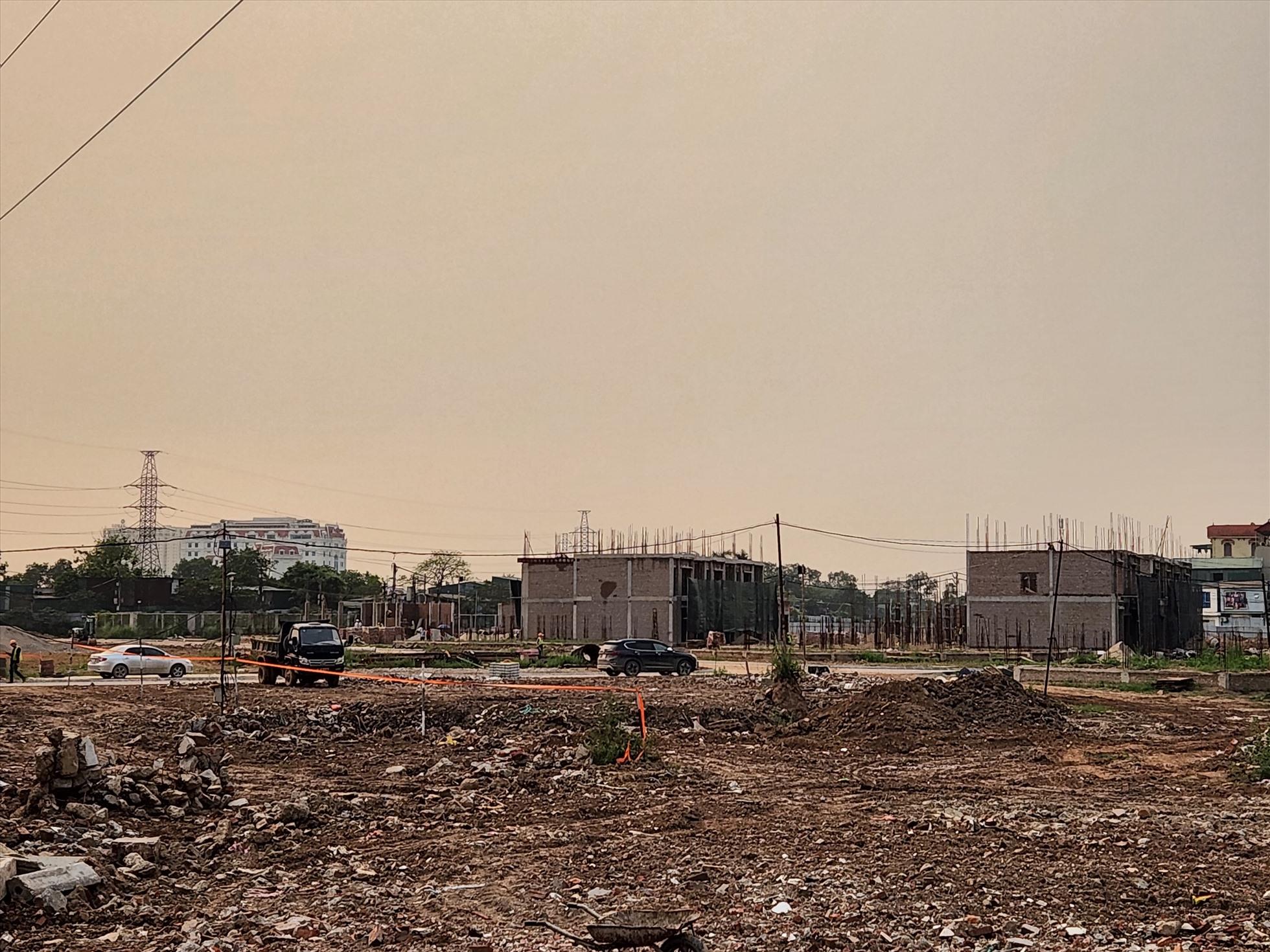 Dự án Nhóm nhà ở Tây Nam Mễ Trì tại phường Phú Đô đang triển khai. Ảnh: Cao Nguyên.