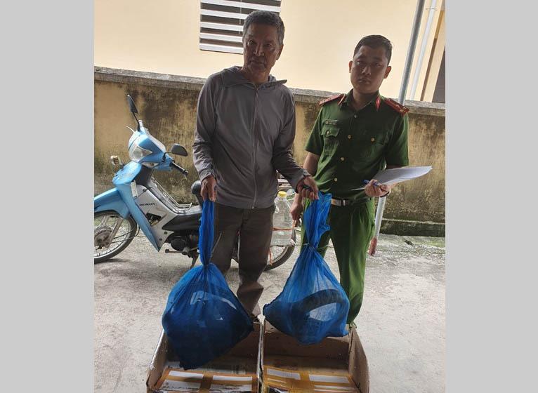 Công an Hải Dương phát hiện vụ vận chuyển trái phép 2 con kỳ đà hoa