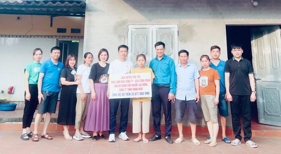 Công đoàn cơ sở hỗ trợ đoàn viên có hoàn cảnh khó khăn