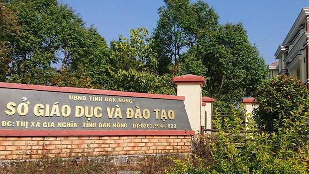 Giám đốc Sở Giáo dục và Đạo tạo Đắk Nông để xảy ra khuyết điểm