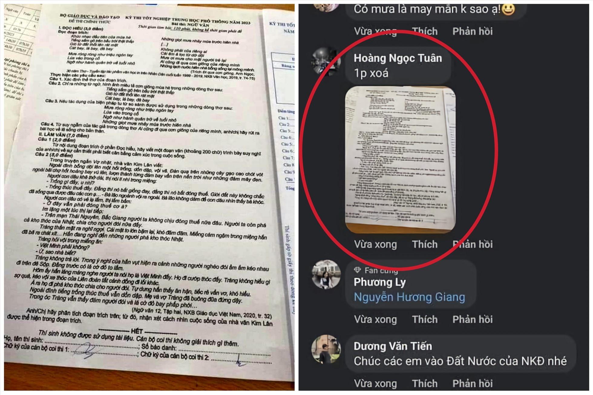 Sở Giáo dục và Đào tạo Phú Thọ bác bỏ thông tin là nơi lộ đề thi Ngữ Văn THPT