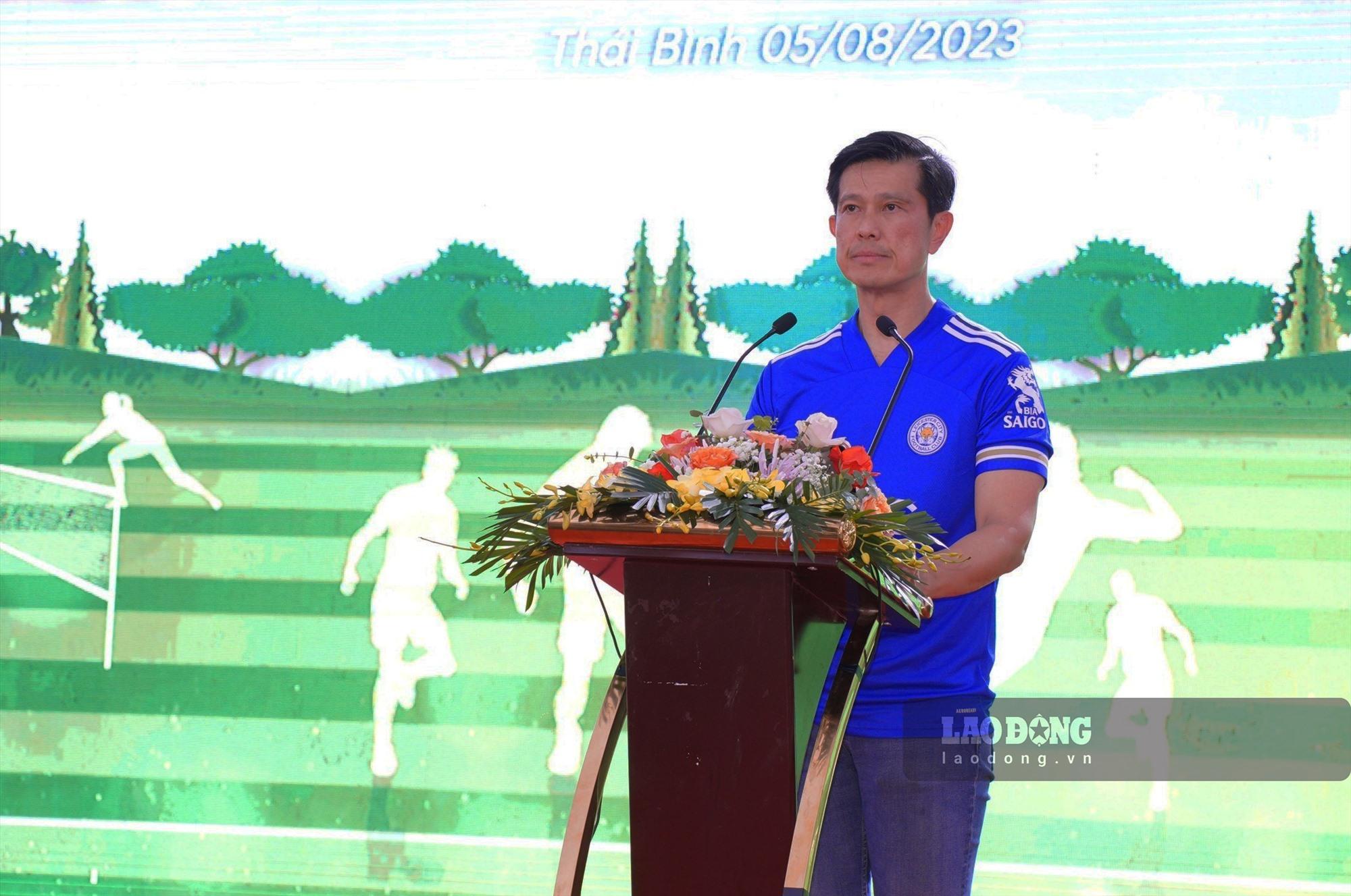 Ông Bennett Neo - Tổng giám đốc SABECO phát biểu tại buổi lễ. Ảnh: Lương Hà