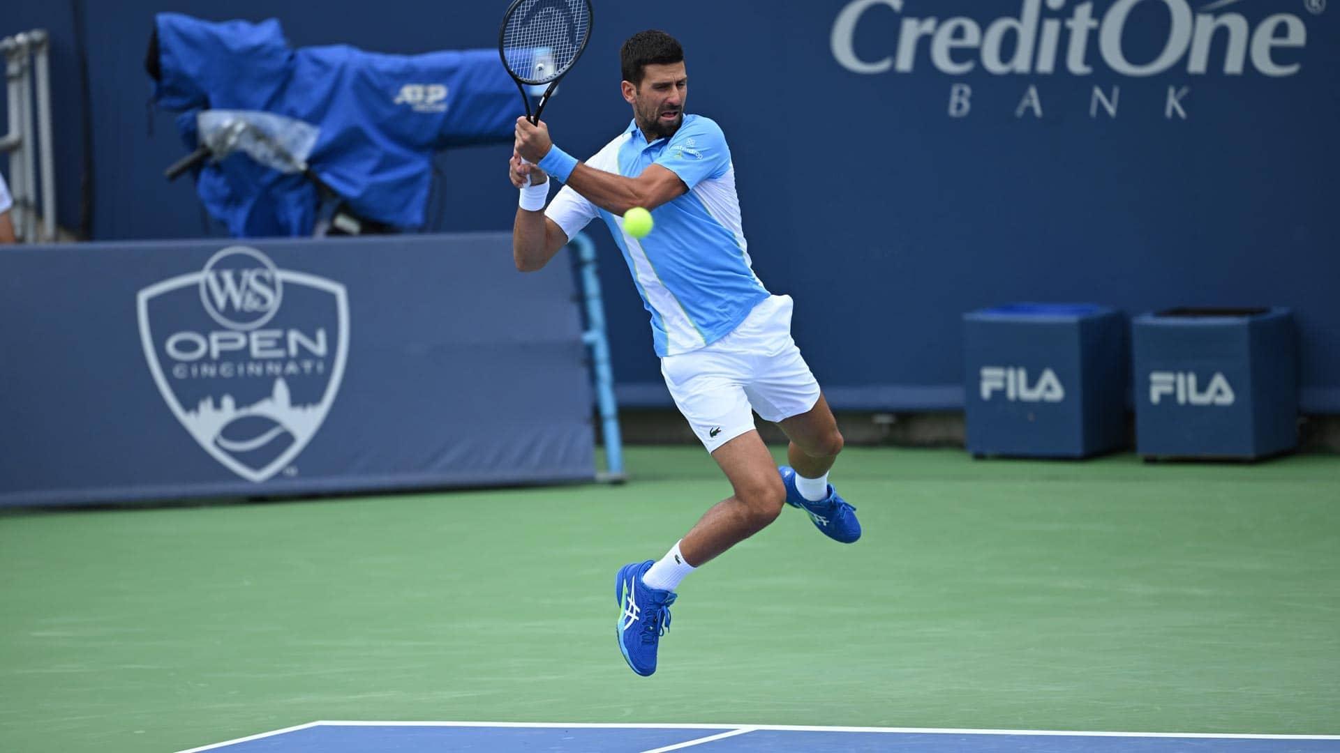 Chỉ đánh 1 set, Djokovic có vé vào vòng 3 Cincinnati 2023