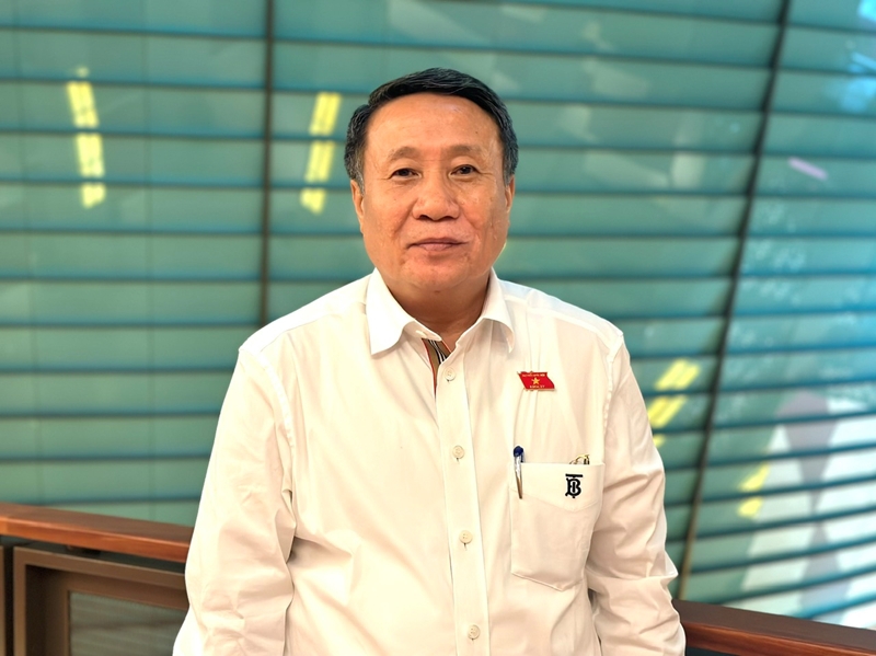 Đại biểu Hà Sỹ Đồng - Đoàn đại biểu Quốc hội tỉnh Quảng Trị. Ảnh: Kim Thanh 
