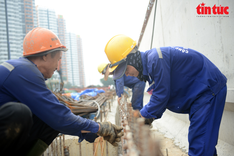 Hình ảnh nút giao thông lớn nhất TP Hồ Chí Minh sau 1 năm khởi công - Ảnh 8.