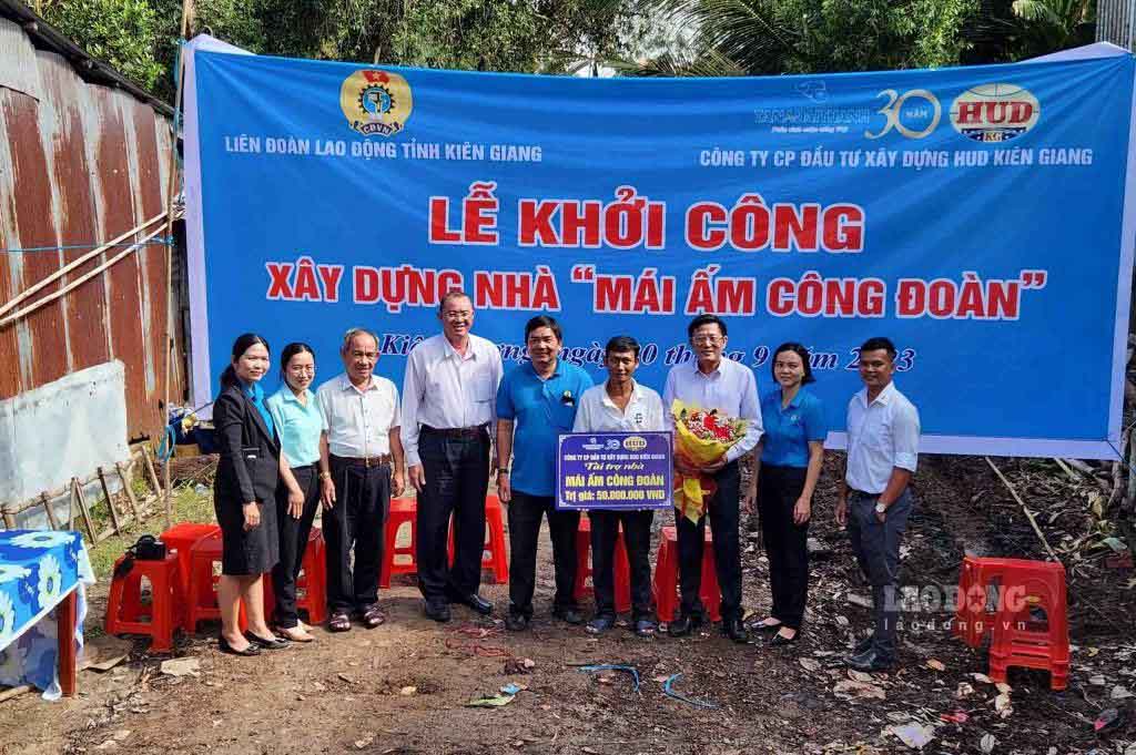Nhà Mái ấm công đoàn giúp đoàn viên có nơi ở ổn định, an tâm công tác. Ảnh: Huỳnh An