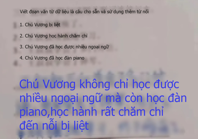 Học sinh tiểu học viết 1 đoạn văn ngắn, cô giáo đọc xong sợ toát mồ hôi: Tình huống này cô chưa bao giờ dám nghĩ tới! - Ảnh 1.