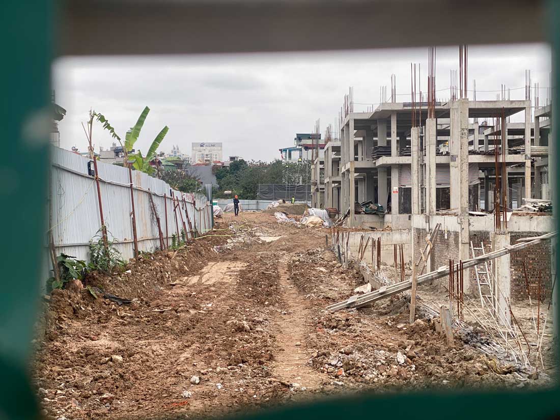 Phía bên trong dự án. Ảnh: Vĩnh Hoàng