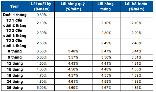 Mới từ đầu tuần, loạt ngân hàng điều chỉnh lãi suất tiết kiệm: Xuất hiện một nhà băng tăng mạnh lãi suất- Ảnh 2.