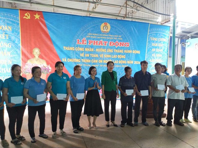 Long An tổ chức chương trình cảm ơn người lao động tại 10 doanh nghiệp
