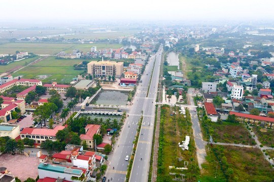 Một góc của huyện Sóc Sơn (Hà Nội). Ảnh: UBND huyện Sóc Sơn
