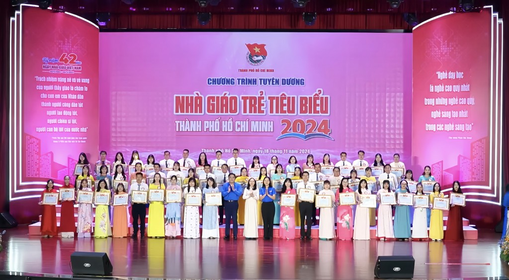 Năm 2024, có 457 nhà giáo trẻ được tuyên dương