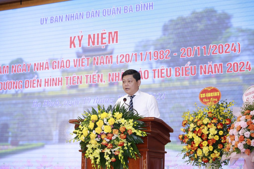 Tuyên dương điển hình tiên tiến, nhà giáo Ba Đình tiêu biểu năm 2024