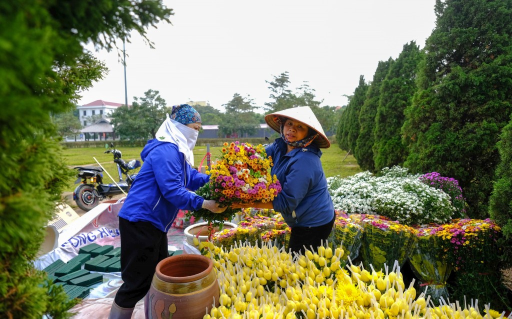 Mê Linh sẵn sàng cho lễ hội hoa lớn nhất miền Bắc