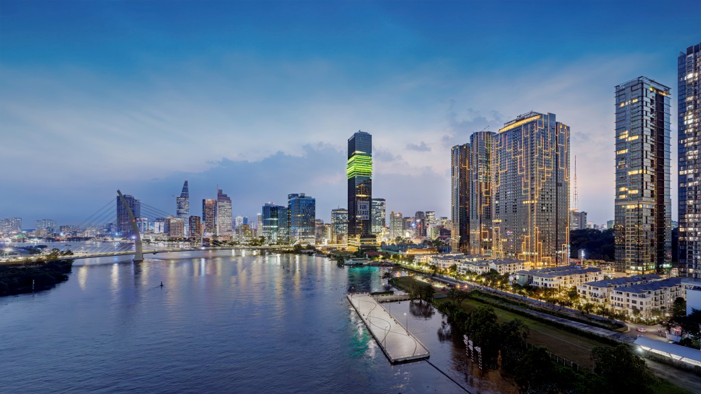 Khu phức hợp BĐS hàng hiệu Grand Marina, Saigon cùng tòa tháp Marina Central Tower - biểu tượng làm nên chân trời mới của TP.HCM.