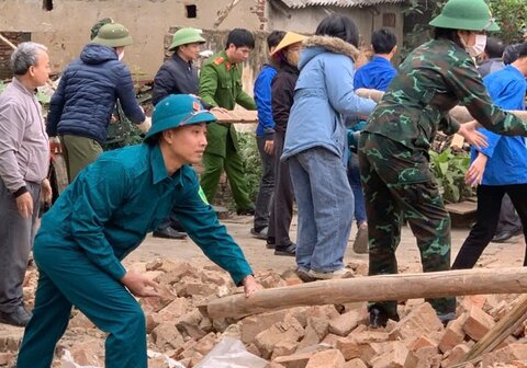 Huyện Cẩm Giàng phấn đấu xóa nhà tạm, nhà dột nát trong tháng 6.2025. Ảnh: Cổng TTĐT huyện Cẩm Giàng