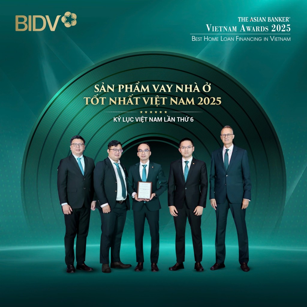 BIDV nhận trọn bộ giải thưởng danh giá từ The Asian Banker