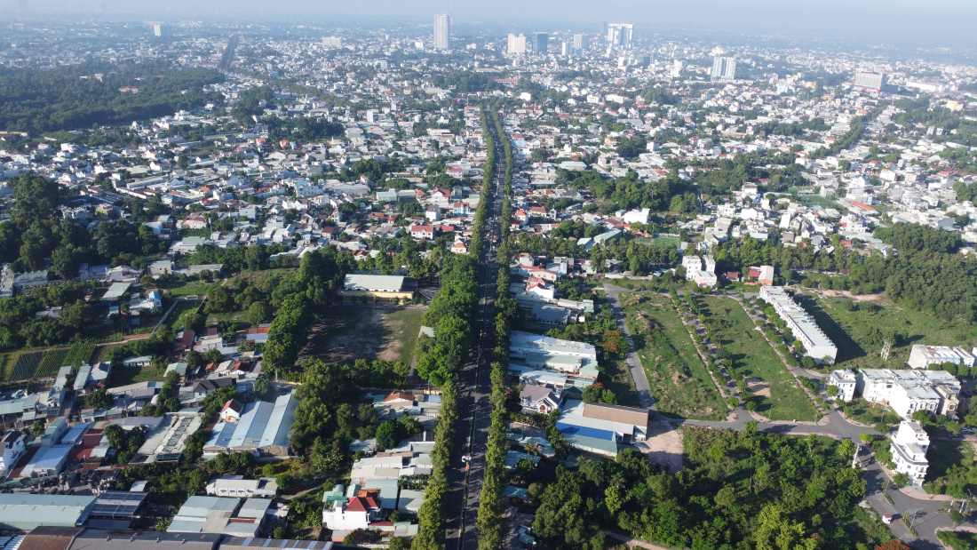 Thành phố Thủ Dầu Một dự kiến còn 3 phường. Ảnh: Đình Trọng
