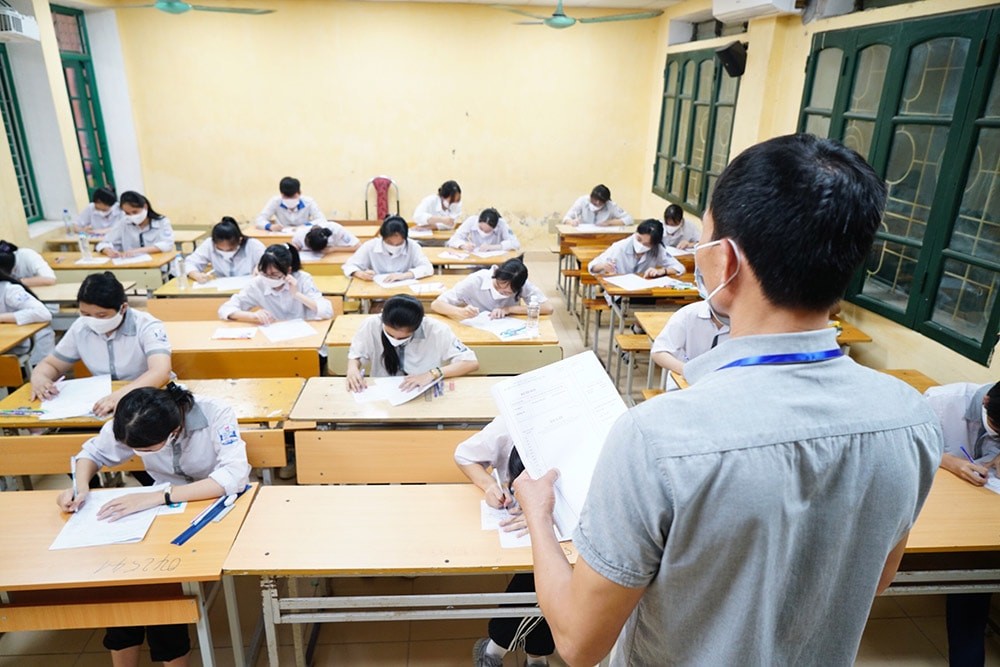 Thí sinh Hà Nội dự thi tốt nghiệp THPT