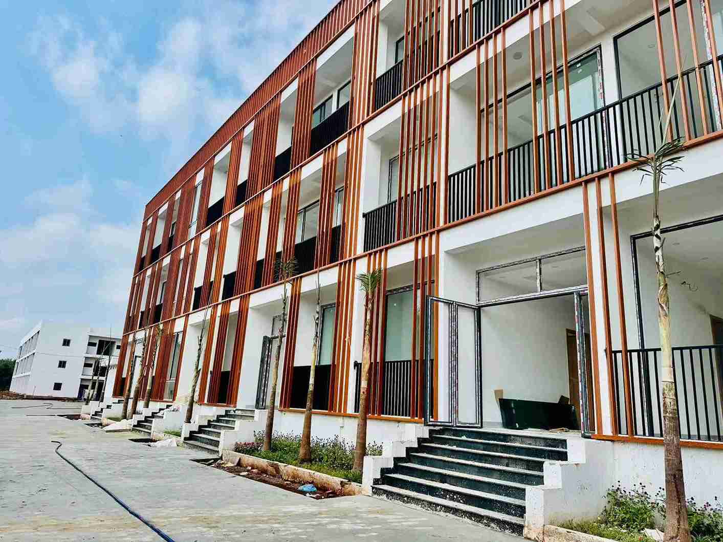 Các hạng mục của dự án đang dần hoàn thiện. Ảnh: Bảo Trung