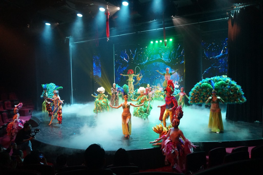 Một tiết mục rực rỡ của các nghệ sĩ Liên đoàn Xiếc Việt Nam biểu diễn tại Nhà hát Ngôi Sao