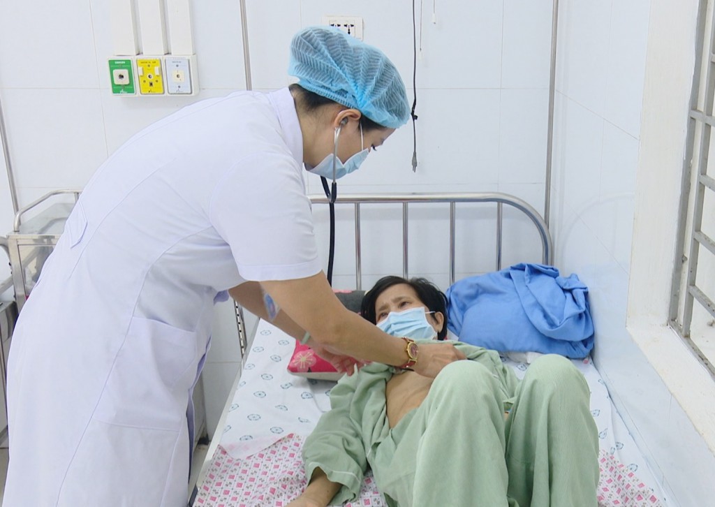Bệnh nhân mắc Covid-19 được điều trị