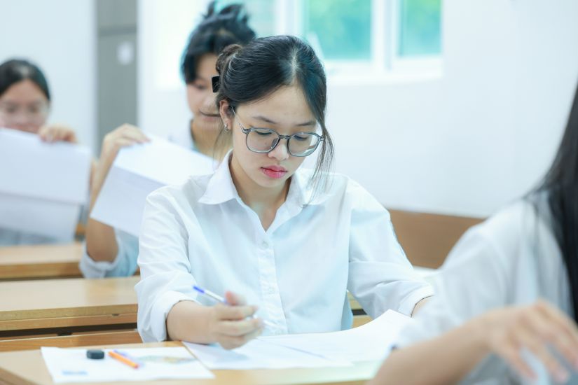 Thí sinh dự thi tốt nghiệp THPT năm 2025. Ảnh: Hải Nguyễn