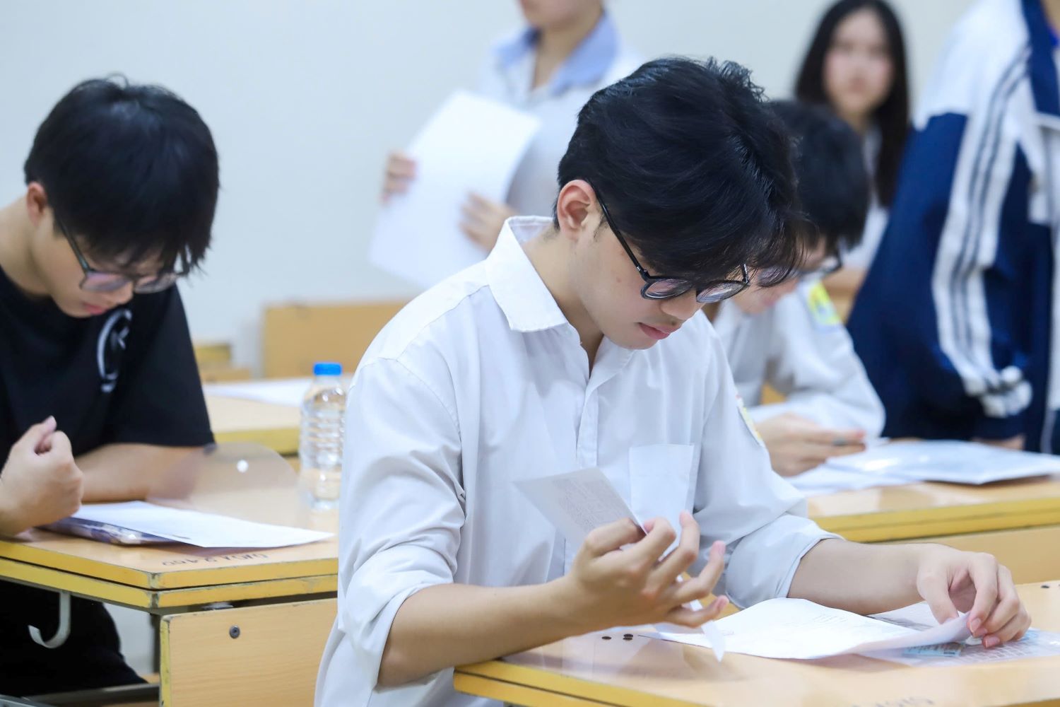 Thí sinh tham dự kỳ thi tốt nghiệp THPT năm 2025. Ảnh: Vân Trang