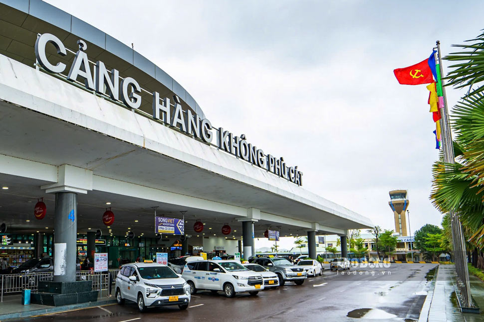 Cảng hàng không Phù Cát. Ảnh: Dũng Nhân
