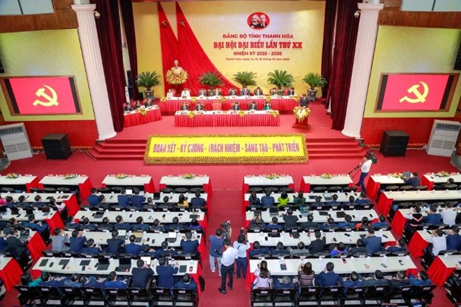 Đại hội Đảng bộ tỉnh Thanh Hóa lần thứ XX có số đại biểu đông nhất từ trước tới nay